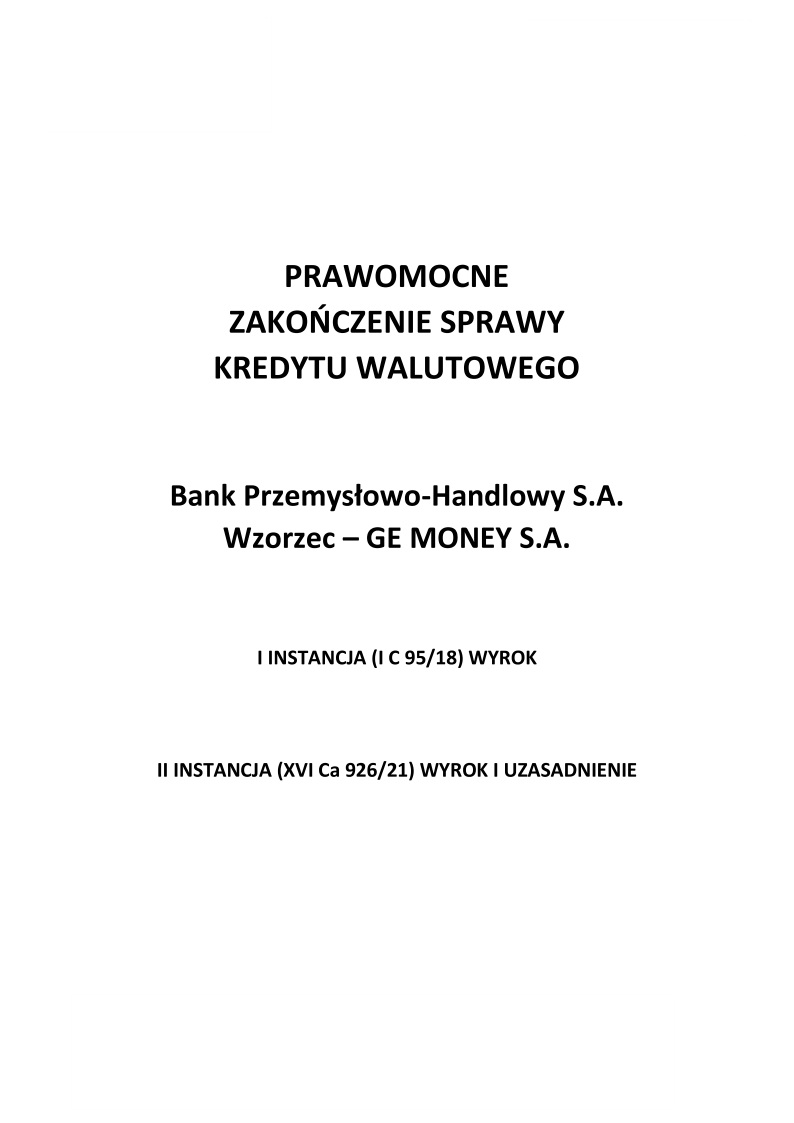 GE MONEY BPH I C 95 18 XVI Ca 926 21 KOMPLET 1
